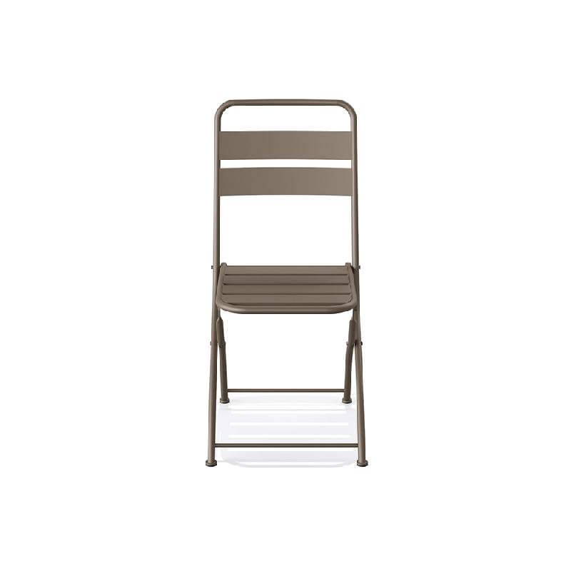 Breeze - Chaise de bistrot en métal cappuccino_2