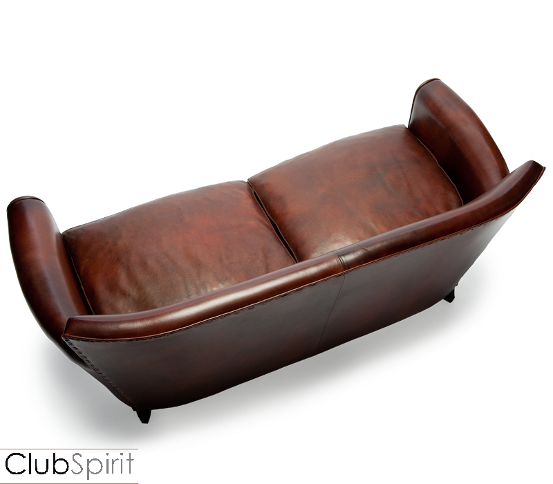 Canapé Club Grand Parisien 1935 - 2 places - Manchettes en P - Fabrication artisanale à Neufchâteau_2