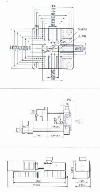 HX736 - Presse à injection plastique à faible bruit - Hysion - Capacité d'injection 3894 cm³_2