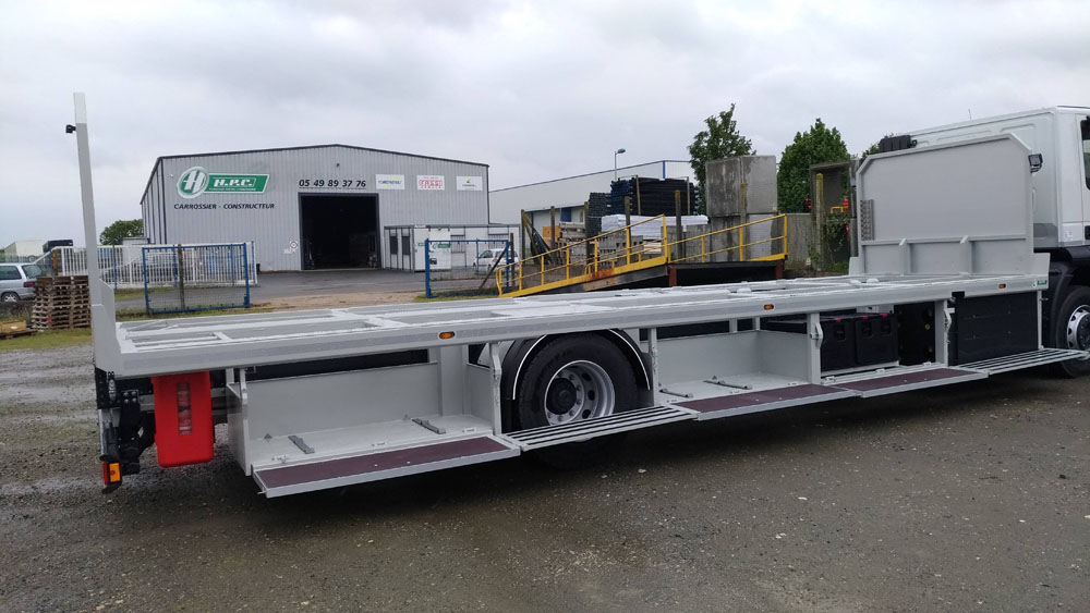 Plateaux porte-gaz - HPC - remorque plateau pour poids lourd_2