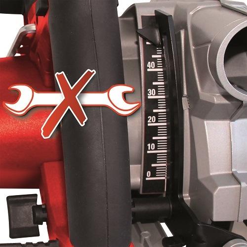 Scie circulaire de table 1200 W - TE-CS 165 - réglages sans outil, lame CT haut de gamme, rail-guide Einhell_2