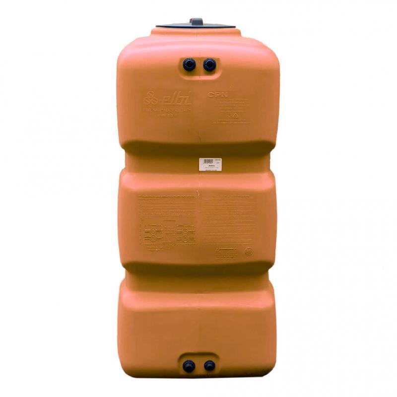 Cuve 1000l Aérienne De Récupération D'eau - Réservoir Compact Terracotta - Elbi Cpn1000_2