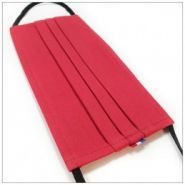 Mask3prouge - masque barrière en tissu coton rouge - 4 couches - lavable à 60 degrés - fabriqué en France_2