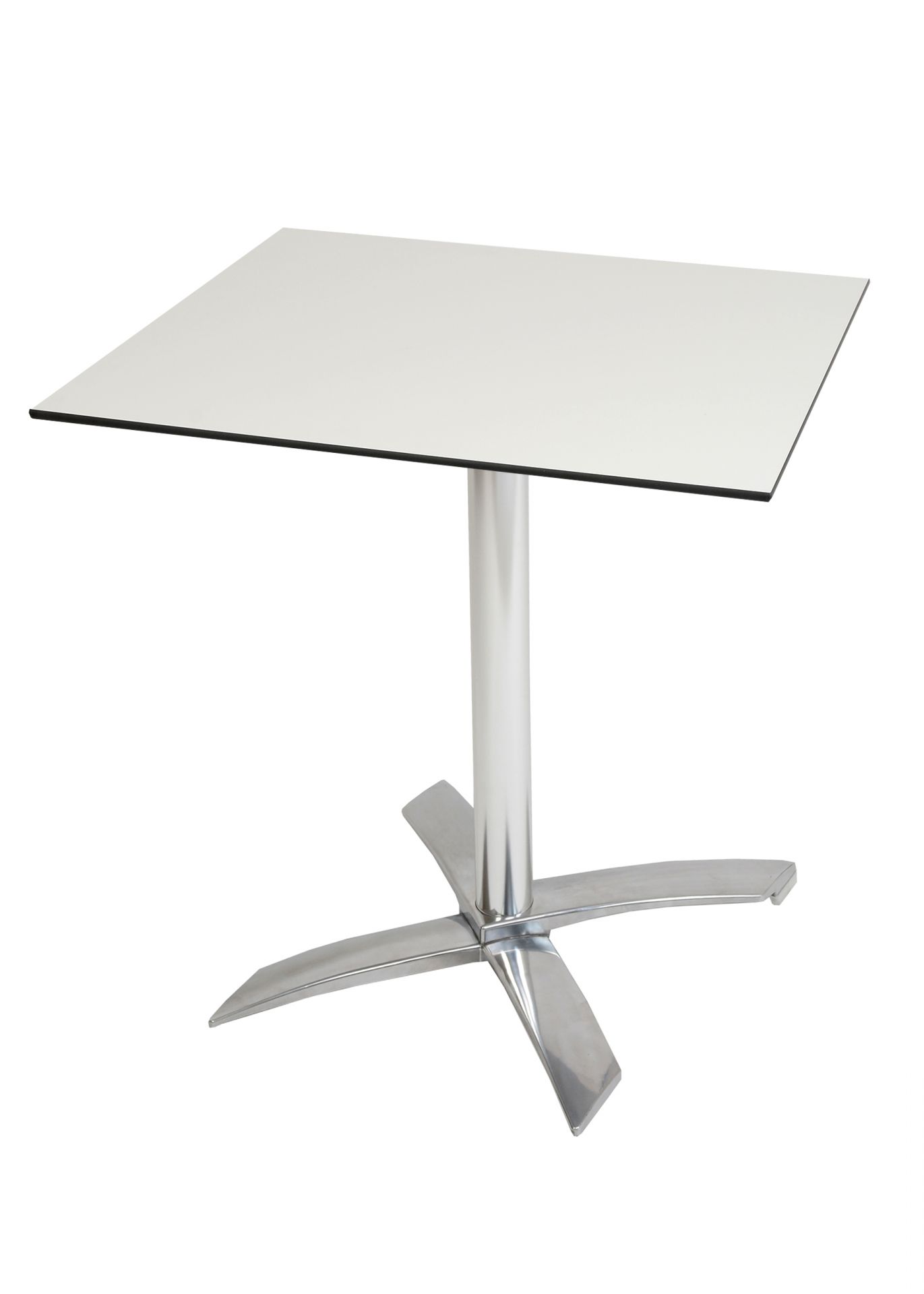 Table extérieure rabattable Limonade - RESTOOTAB - aluminium - plateaux carrés 70x70cm ou ronds ø75cm_2