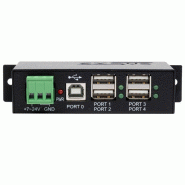 EXSYS EX-1163HMS Hub métal USB 2.0, 4 ports, Protection contre les surtensions ESD de 15KV_2