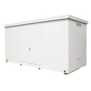 Bungalow de stockage en acier - Structure galvanisée avec rétention et options de sécurité pour produits dangereux_2