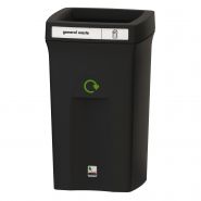 Corbeille de tri Envirobin 100L - Polyéthylène moulé, haute résistance, anti-UV, 1 ou 2 flux personnalisables_3