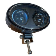 Feu de sécurité Blue Spot pour chariot élévateur - 2 LEDs bleues 5W - Alimentation 10/60V - IP68 - Réf 250212_2