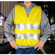 LAMPA - Gilet de sécurité enfant - Réfléchissant, taille universelle 45x42cm, ajustable - 936497_2