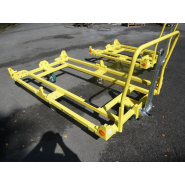 Remorque industrielle avec base roulante - Capacité 1T - MILOCO 3413_2