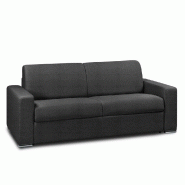 Canapé lit 2-3 places Dreamer convertible express 120 cm - Néo gris anthracite - Matelas 16 cm Excellence Literie inclus_2