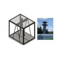 Colonne aérienne d'appoint volontaire 4m3 en verre mixte bois/acier - éco-conçue, recyclable et robuste_2