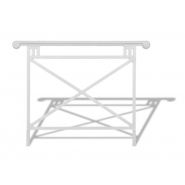 Bar3100a - Barrières urbaines en acier avec montants et croisillon carré 25x25mm - Urban'nt_2