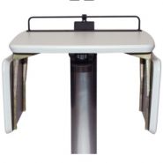 Laptop Folio Cart H Class - Chariot informatique médical réglable en hauteur - ErgonoFlex - 21 kg_2