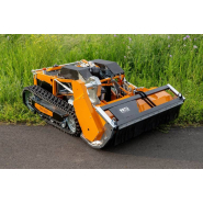 Robot debroussailleur à chenilles - Pour broyeurs à fléaux - AS 1000 Ovis EVO RC - radiocommandée - 419 kg - Dimensions compactes 184x115x69 cm_2