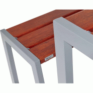 Table de pique-nique SILAOS acier et bois_2
