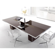 Table de réunion design épuré et élégant - WING et WING GLAMOUR - personnalisable avec finitions variées_2