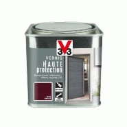Vernis bois extérieur V33 - Haute protection opaque rouge nordique brillant - 0.75 L_2