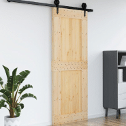 Vidaxl porte narvik 85x210 cm bois massif de pin 154438_2