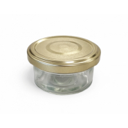 Lot de 12 bocaux en verre PAPALINA 70 ml - TO 66 - capsule non comprise - WJ000008_2