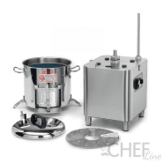 Éplucheuse professionnelle Chefook PPR 6 E MN - 6 kg / 10 L - Acier inoxydable AISI 304 - 320 tours/minute_2