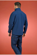 Softshell Workfit réf. 340*SFL - Veste de travail 3 couches 100% polyester avec membrane TPU et polaire - Marine ou Charcoal_2