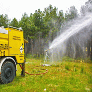 Syst�me portable SIDEINFO Zapadores - d�fense incendie portable avec canon et tr�pied - zone prot�g�e 1 900 � 6 400 m�_2