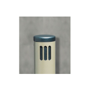 Borne à sceller en acier diamètre 88.9mm - STEEL & STYLE / JAN-0074 - motifs IRON ou FLOWERS - Husson International_2