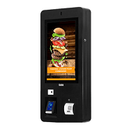 Borne de commande AG 215 - 21.5'' Windows, lecteur de code barres 2D, imprimante thermique SAGA 80 mm, fixation sur pied ou murale_2