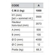 6134 tripode de charge - levac - capacité 1000 kg - hauteur hors tout 3573 mm_2