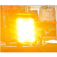 Panneau en tôle d'aluminium avec 2 Flash 11 leds super bright - K8 BI FLASH_2