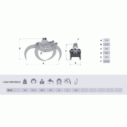 Grappin forestier TG12 - ouverture 76,5 cm - 44 kg - pour grues forestières jusqu'à 2 tonne-mètre_2