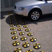 26769 - Ralentisseur circulaire de vitesse en caoutchouc recyclé - Direct Signalétique - Diamètre 200 mm, Hauteur 40 mm_2