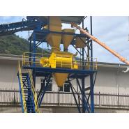 Centrale à béton 60 m³ - Malaxeur à double arbre 1500L - Silo 60 tonnes - Automatisation incluse_2