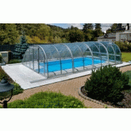 Abri piscine haut Windy / téléscopique / en aluminium et polycarbonate_2