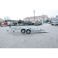 Remorque galvanisée lider 39740 avec treuil automatique de 3000 kg