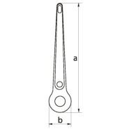 Tendeur à cliquet standard - secteur BTP, industriel, maritime - fer forgé/acier allié, coefficient de sécurité CR mini 3,5_2