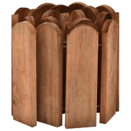 Vidaxl rouleaux de bordure 2 pcs 120 cm bois de pin imprégné 3053644_2