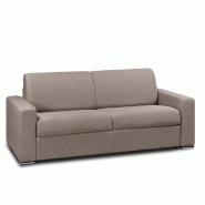 Canapé-lit 4 places Dreamer convertible express - Matelas Queen Size 160x197x16 cm - Revêtement tissu Neo taupe sand_2