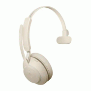 Jabra Evolve2 65 Casque Sans fil Arceau Bureau/Centre d'appels USB Type-A Bluetooth Beige_2