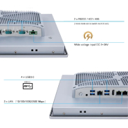 Panel PC industriel fanless 15