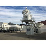 Eba 1250 centrale à béton - Frumecar - 60 m³/h - avec malaxeur à béton double essieu FTS 1875/1250 et cabine de commande climatisée_2