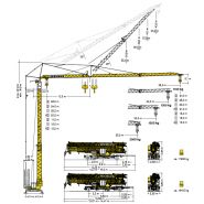 Grue Liebherr 42 K.1 adaptée aux chantiers grâce à ses performances optimisées