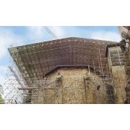 Échafaudage de protection BRIO - ULMA - configurations multiples, montage rapide et protection contre intempéries_2