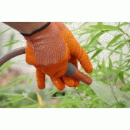 Gants de plantation homme - ROSTAING Visible, taille 10 - Étanches paume et doigts, orange_2