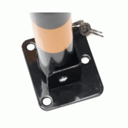 Stop parking sécurisé avec fixation au sol en 8 points et embases robustes