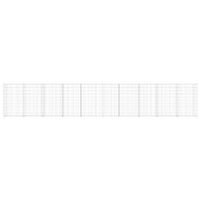 Vidaxl mur à gabion avec couvercles acier galvanisé 600 x 30 x 100 cm 143584_2