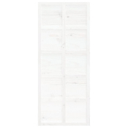Vidaxl porte de grange blanc 90x1,8x214 cm bois massif de pin 824634_2