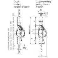 Treuil à crémaillère 1685 - Haacon France - capacité de levage 1,5 à 10 tonnes, manivelle autoblocante_2