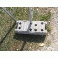 Clôtures mobiles à 2 tubes - Dimensions 3,50 m x 1,90 m - Galvanisées - Paquet de 55 panneaux_2